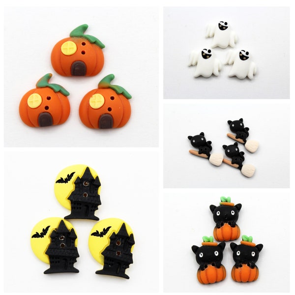 Halloween Buttons - Etsy