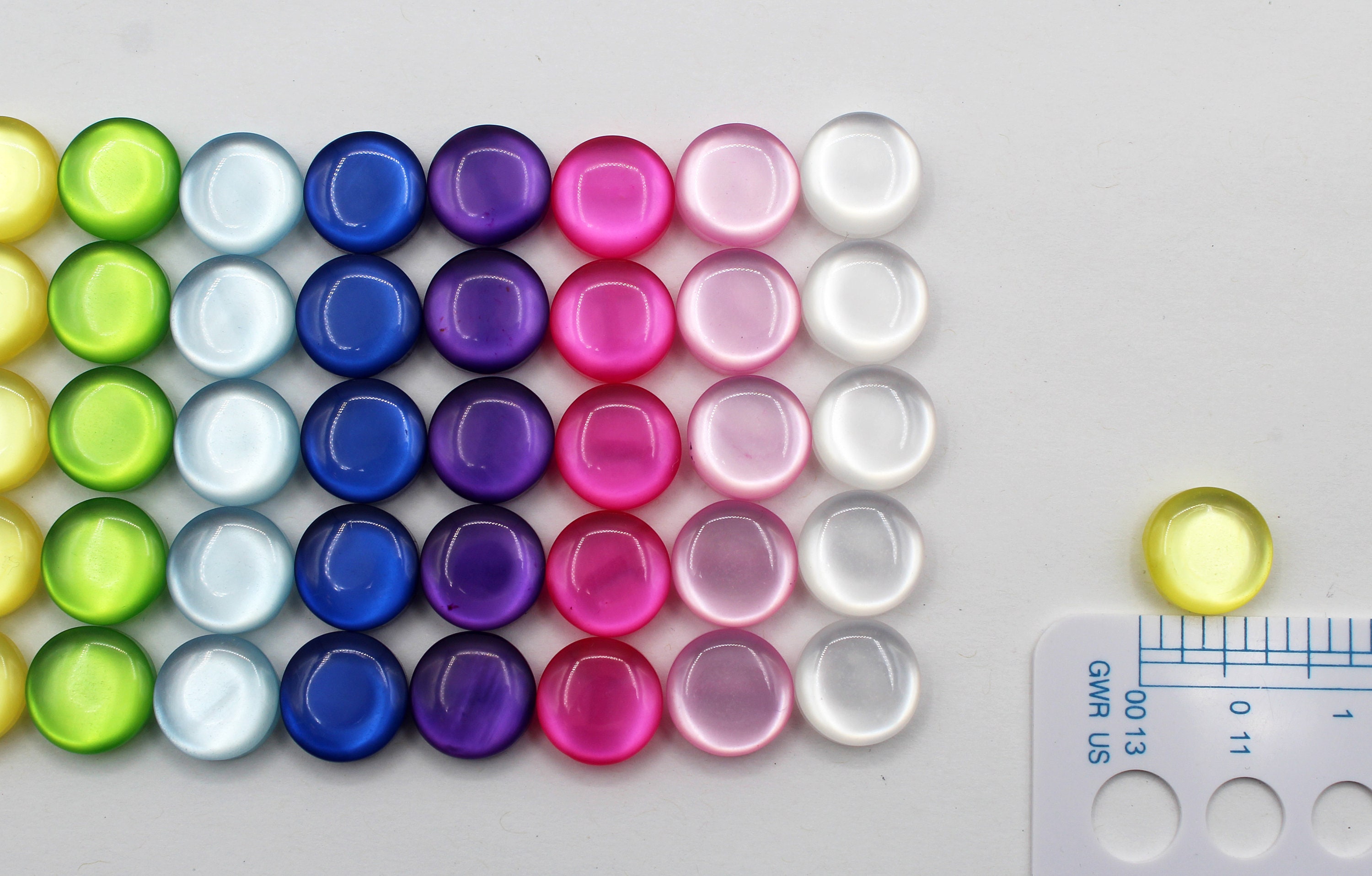 Small Round Buttons 50 Small Buttons. Round, 12 Mm, Two Holes Buttons for Sewing, Knitting ...