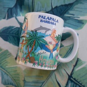 Vintage Hawaii Tasse // Aloha Tasse // Vintage Hawaii Tasse aus Keramik // Namenstasse Barbara // Vintage Kaffeetasse // Souvenir Tasse