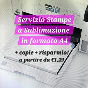 Custom A4 Sublimation Print: Fabric & Hard Surface Transfers, Servizio stampa sublimatica, stampe a sublimazione
