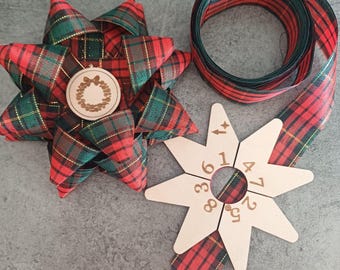 Kit para hacer lazos de cinta, decoración para envolver regalos, 3 tamaños: S, M, L