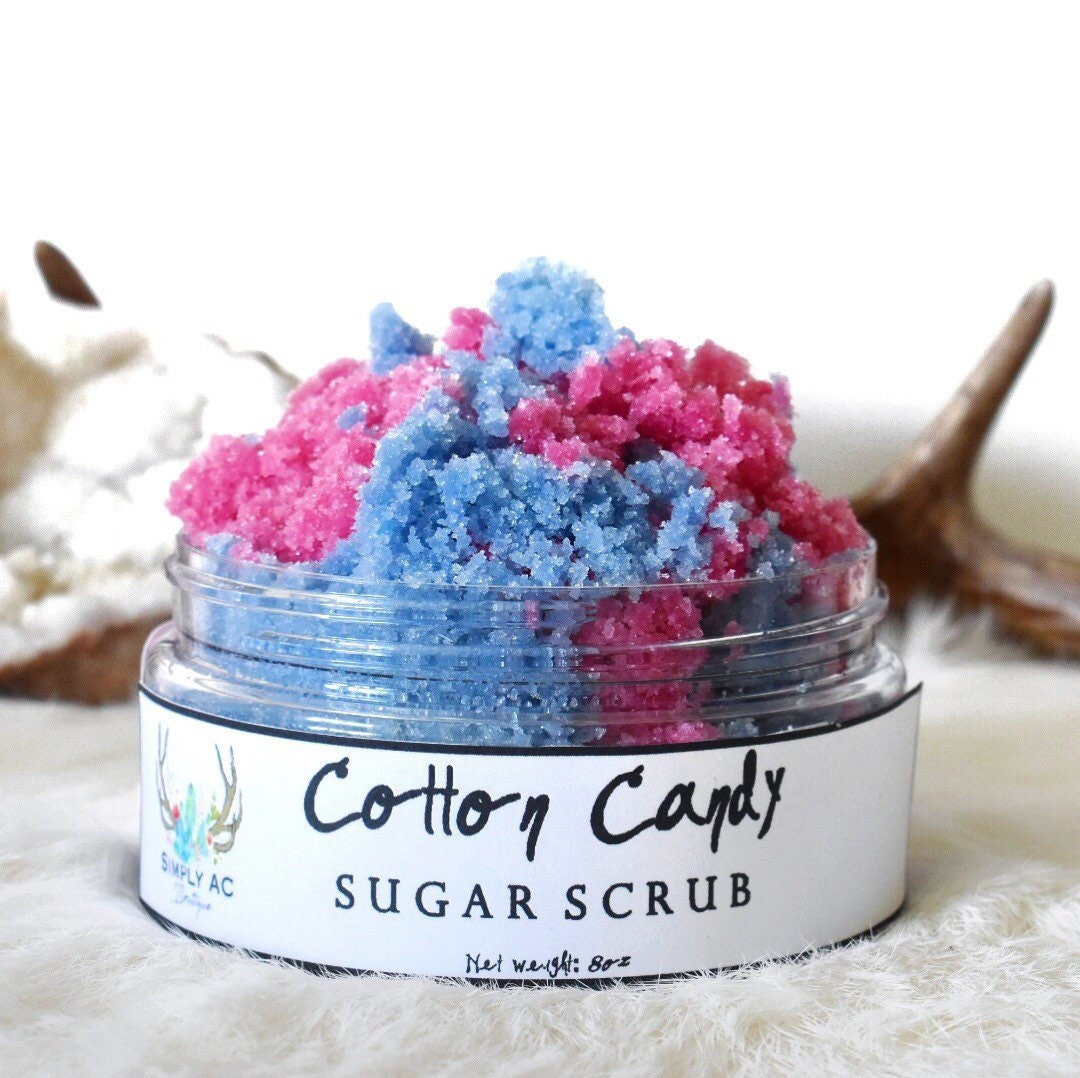 Cotton Candy Sugar Scrub Cotton Candy Body Scrub Spa Gift Etsy