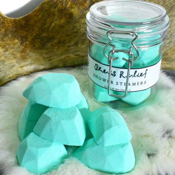 Stress Relief Shower Steamers Sinus Relief Shower melts Etsy