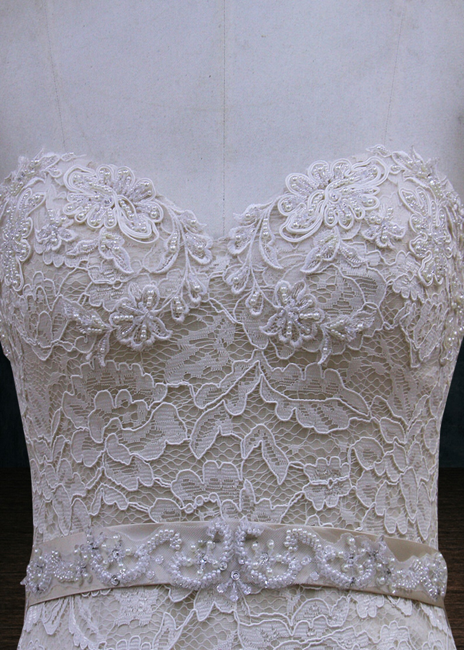 Wedding Dress Horsehair Trim Lace Tulle Trumpet Mermaid Etsy