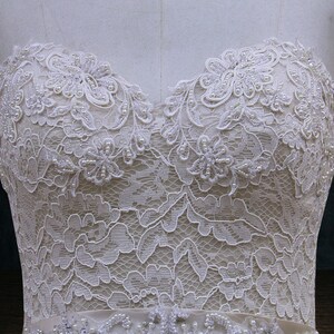 bandage mermaid trumpet gown with horsehair trim
