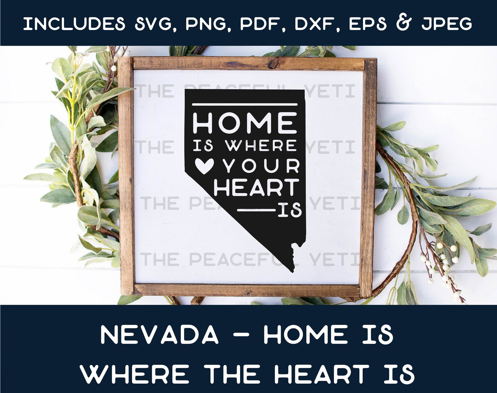 Download Nevada Home State SVG State Home with Home Is Where Your ...