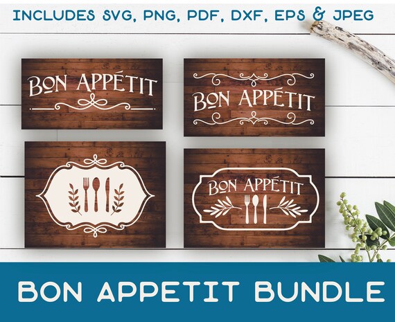 photo Bone Appetit Svg Free etsy