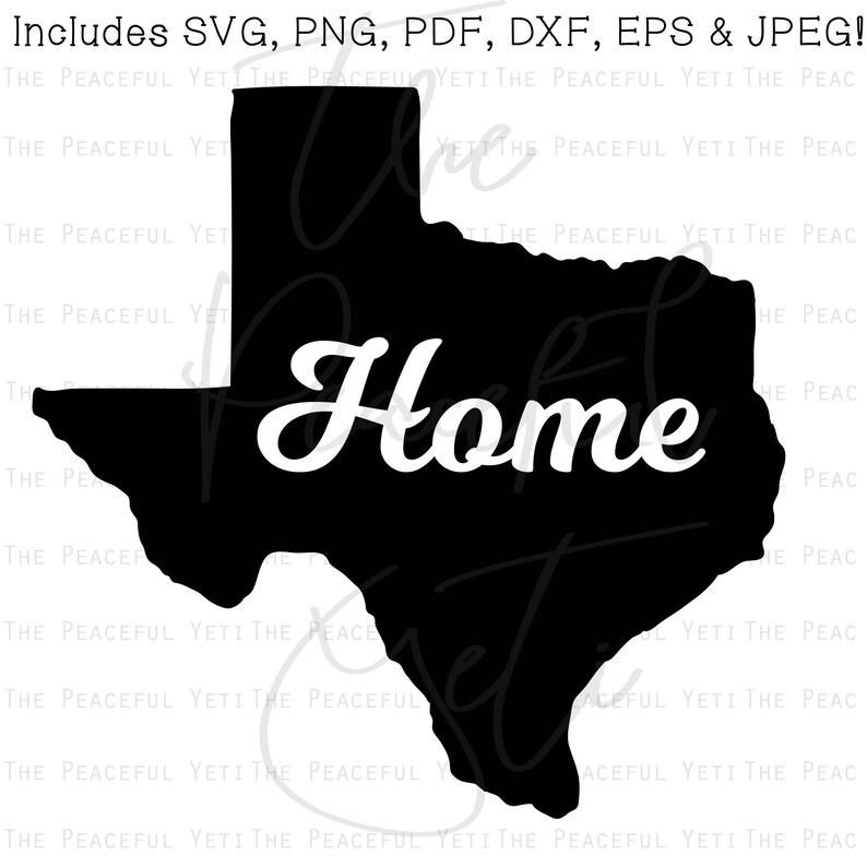 Download Stencils Templates Texas Home State Svg State Home Instant Download Jpeg Png Svg Pdf Eps Dxf Craft Supplies Tools