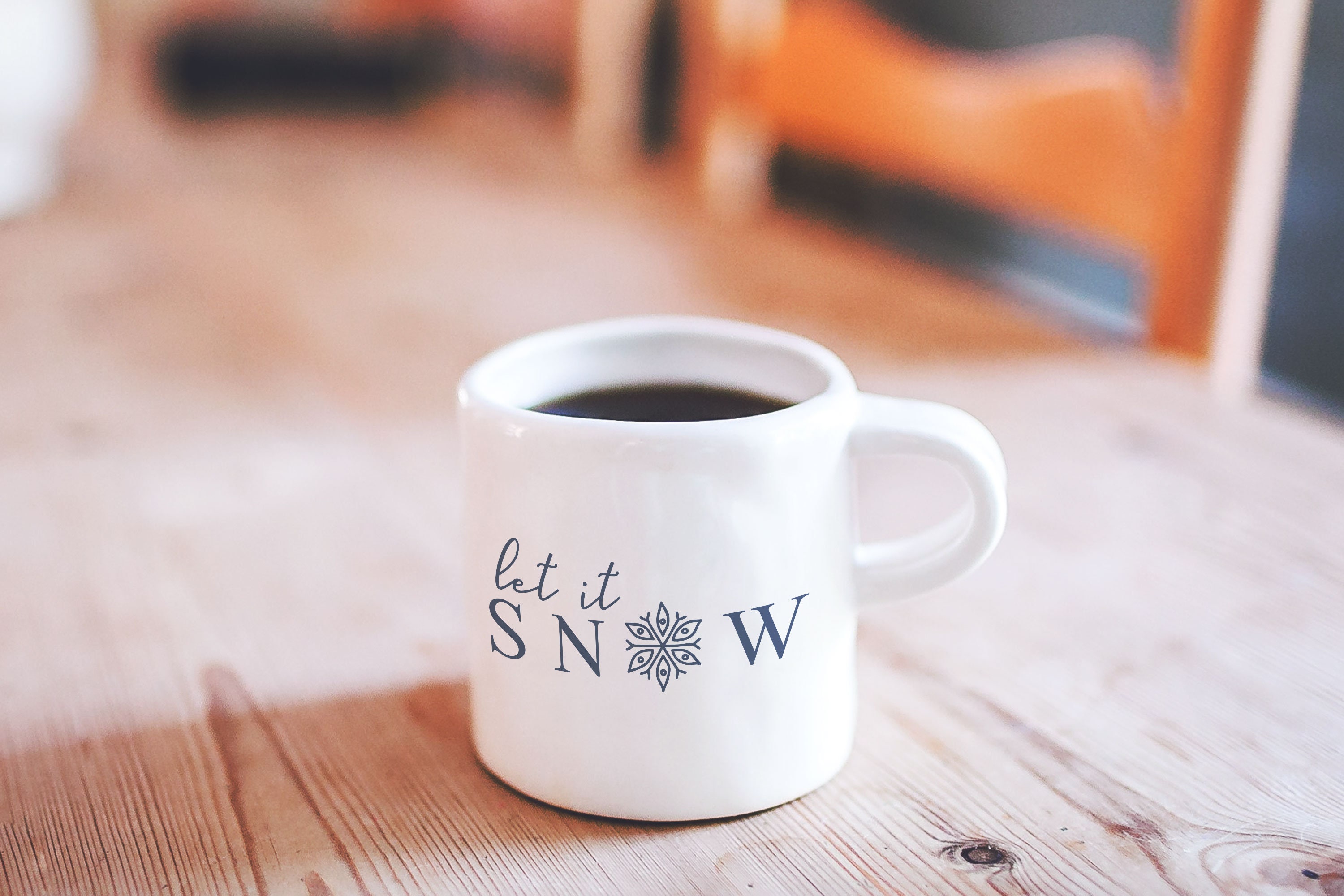 Let It Snow SVG Winter Snowflake SVG Instant Download Jpeg | Etsy