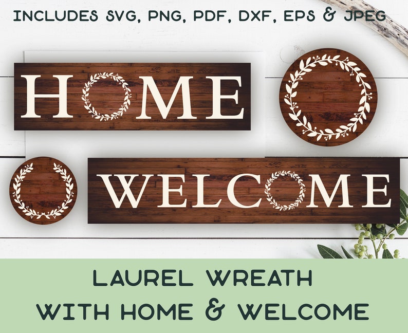 Download Laurel Wreath SVG Four Wreath Elements With Additional ...