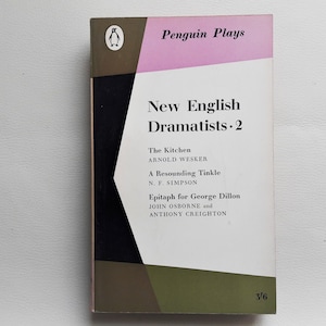 New English Dramatists Vol. 2 - 1960 - Penguin Plays - Paperback book - Second hand book
