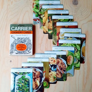 Robert CARRIER - Cartões de culinária - 1966 - Nelson