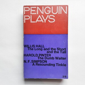 Penguin Plays - Hall - Pinter - Simpson - 1964 - Penguin Book - Second hand books