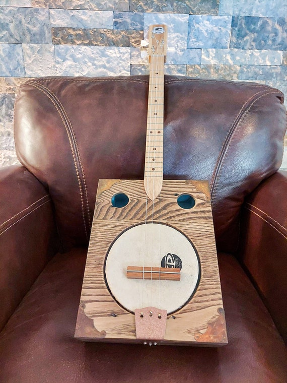 Guitarra acústica de hecha a mano con resonador de - Etsy España