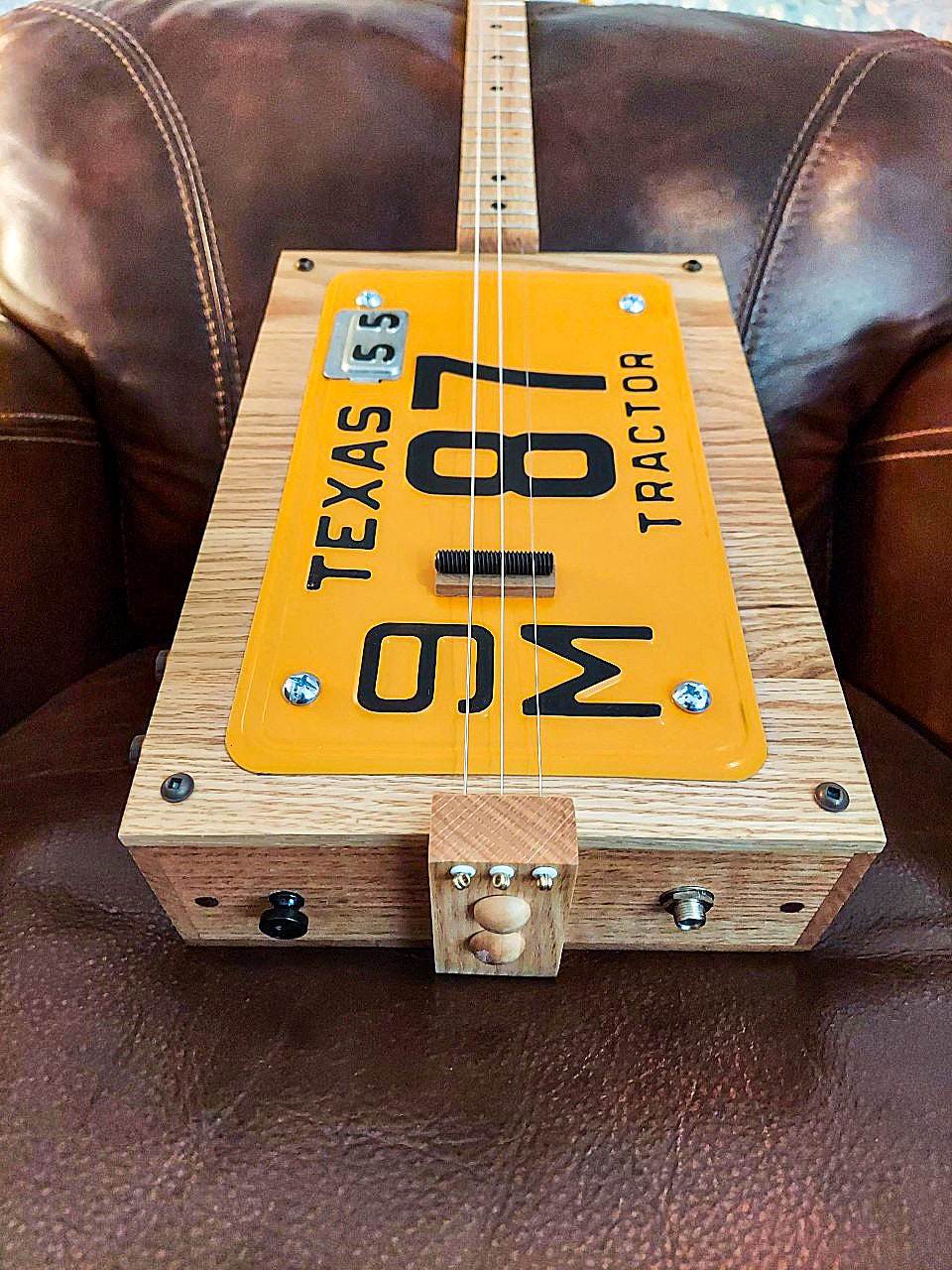 Electric License Plate Box Guitar Etsy