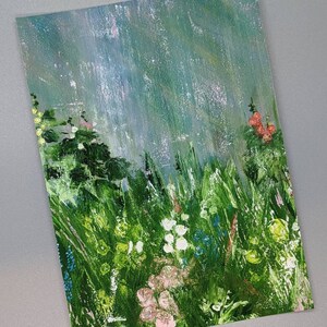 Flower Garden, Painting, Art Prints, Original Painting, Summer, Flowers, House Warming, Wall, Art, Gifts, Blossoms, Garden, Mother&#39;s Day