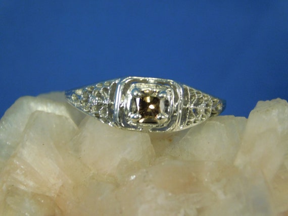 Sterling silver chocolate diamond rings sale