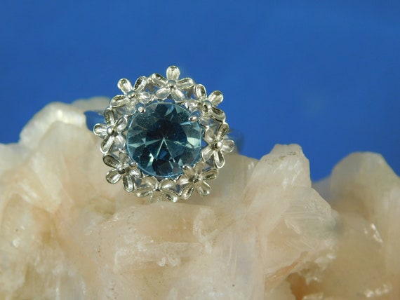 3.17 Ct Round Blue Apatite 925 Sterling Silver Pendant Earrings Set