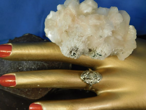 Antique 0.15 ct. Princess Style Diamond Ring 14k … - image 7