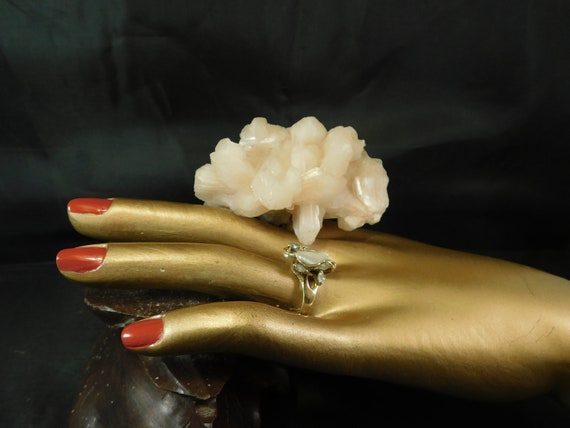 Vintage Free Form Baroque Pearl and Marquise Diam… - image 10