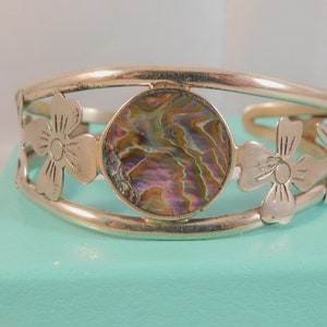 Bracciale Vintage Ladies in Madreperla Floreale in Argento Sterling