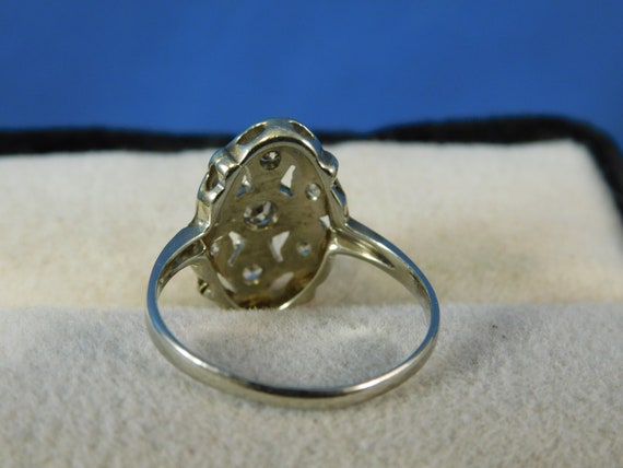 Antique 0.15 ct. Princess Style Diamond Ring 14k … - image 3