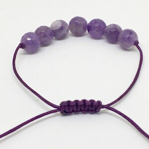 Purple Fog // Amethyst // simple shamballa // wellness diffuser bracelet // gemstone jewelry