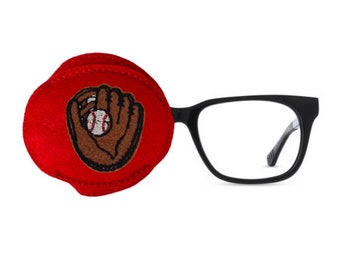 Baseball Augenklappe für Brillen, Orthoptik Amblyopie Behandlung