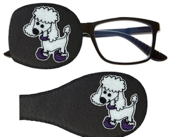 Pudel Hund Augenklappe für Gläser, Amblyopie Lazy Eye Behandlung