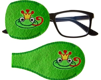 Frosch Prinzessin Augenklappe für Brillen, Amblyopie Lazy Eye Behandlung