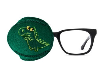 Dino Felt Eye Patch for Glasses, Amblyopia Treatment