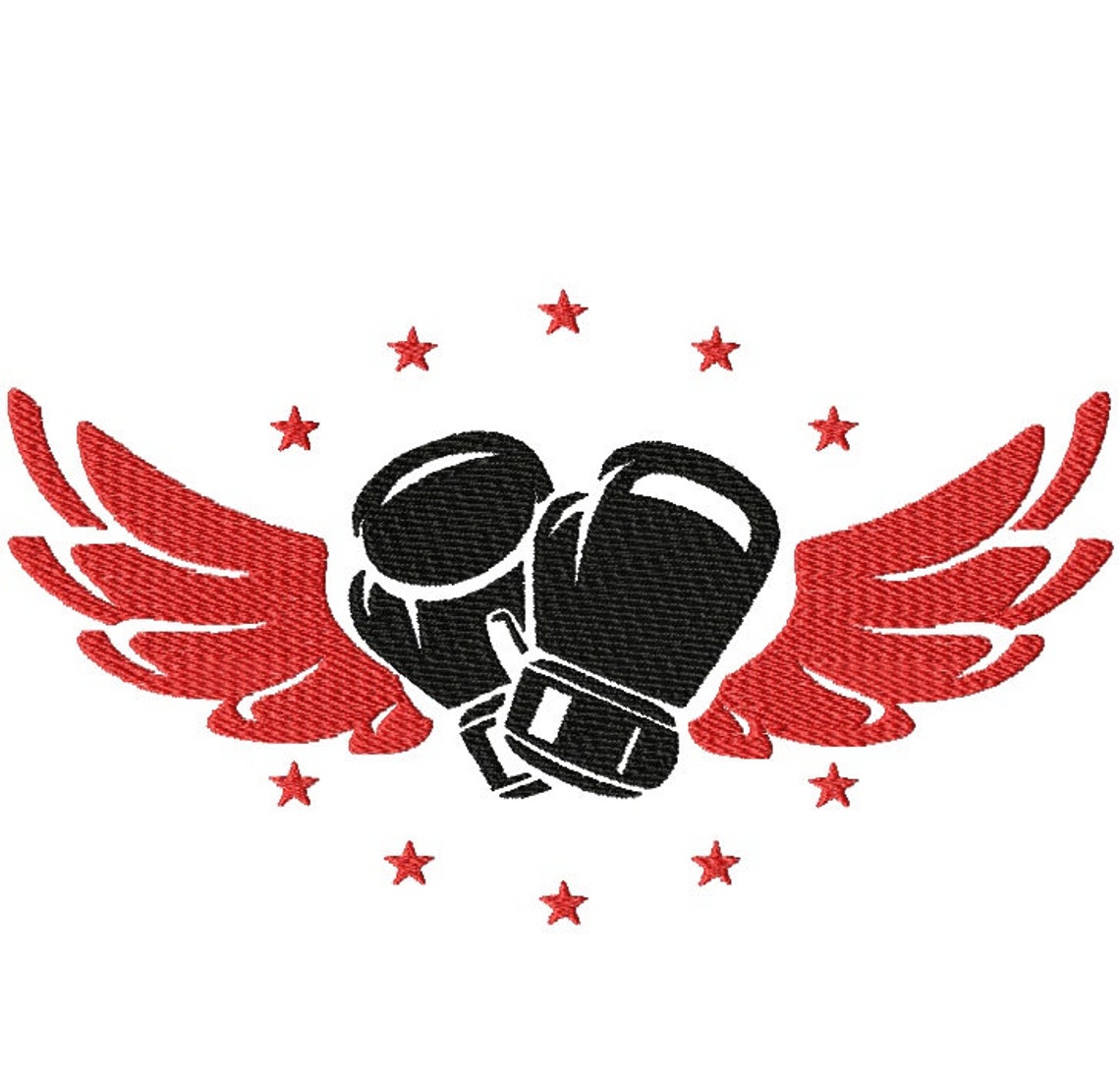 Digital Download Boxing Gloves XL Machine Embroidery Design in Etsy