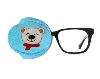 Bär Brillenflicken, Filz Amblyopie Auge Okklusionstherapie