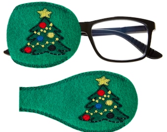 Weihnachtsbaum Augenklappe für Gläser, Amblyopie Lazy Eye Behandlung