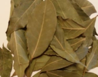 Bay Leaves (Laurus nobilis) Whole Leaf, Culinary quality, aromatic, natural, organic