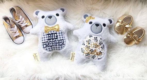 big sister little brother stuffed animals