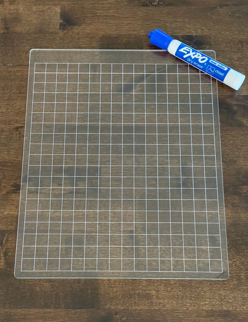 Graph Paper Dry Erase Board for School Age Students 1/2 .5 Etsy