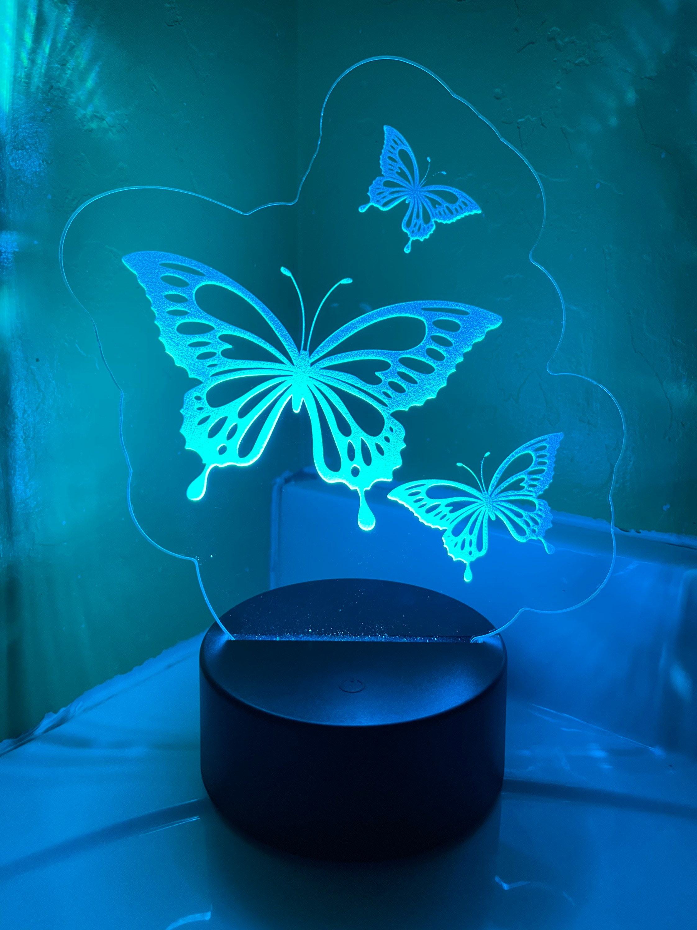 Ampoule LED E27 projection motifs papillons Eclairage enfants