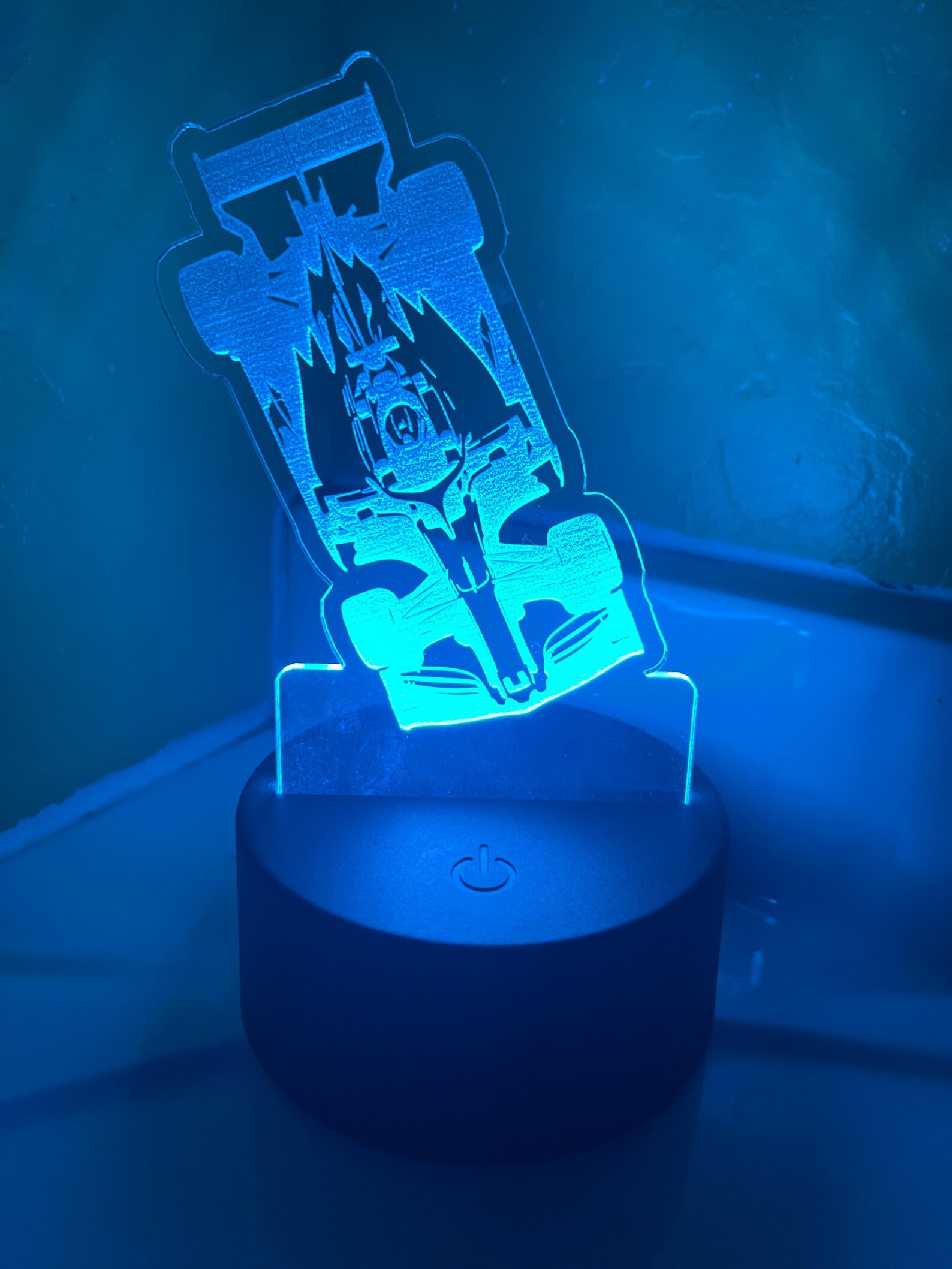 Indy Race Car LED Night Light for Boys - Racing Kids Gift - Color ...