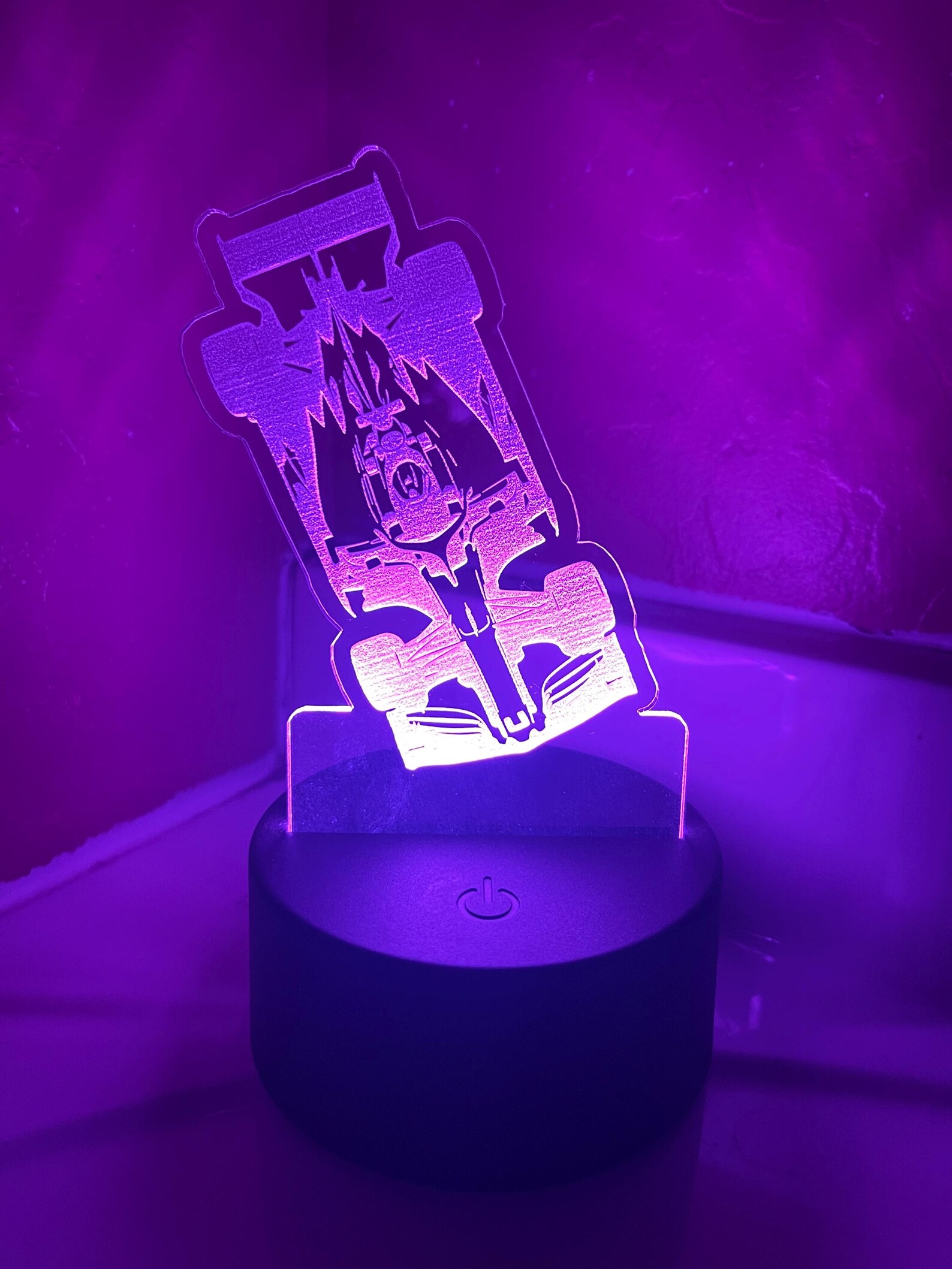 Indy Race Car LED Night Light for Boys - Racing Kids Gift - Color ...