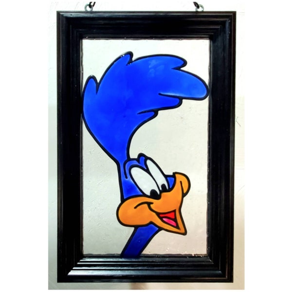 Road Runner Stained Glass Etsy
