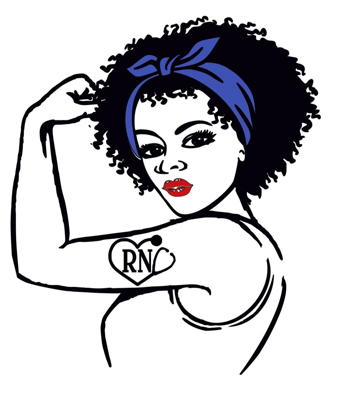 Nurse T-shirt. Rosie Pin Up. we Can Do It Rosie - Etsy Nurse T-shirt. Rosie Pin Up. we Can Do It Rosie - Etsy