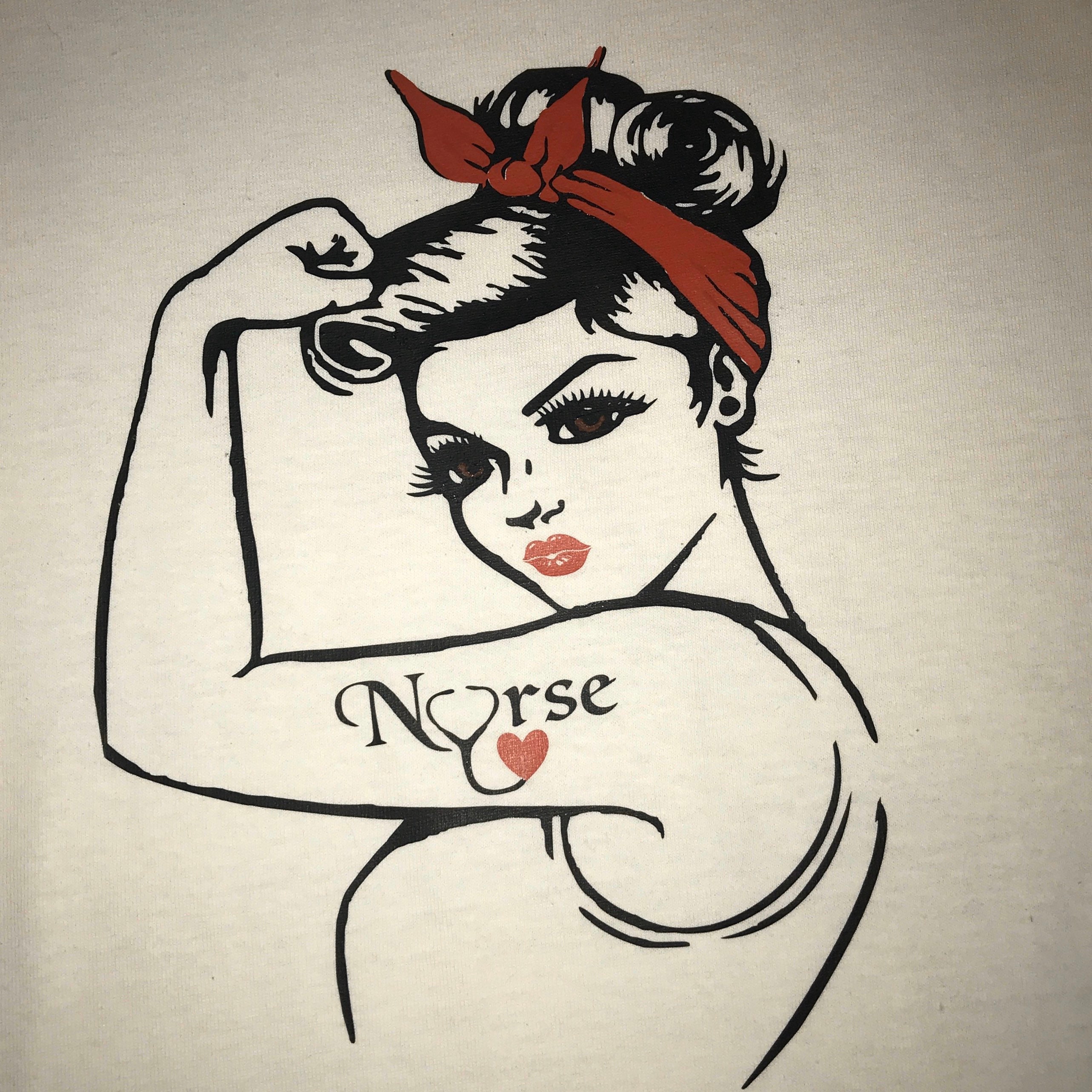 CUSTOMIZABLE Nurse T-shirt. Rosie we Can Do It - Etsy CUSTOMIZABLE Nurse T-shirt. Rosie we Can Do It - Etsy