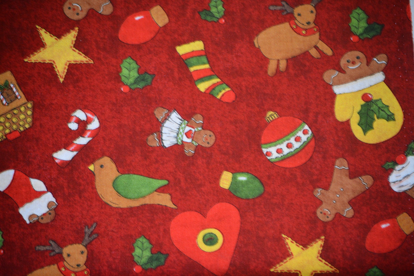 Christmas Fabric Fabric by the Yard Etsy