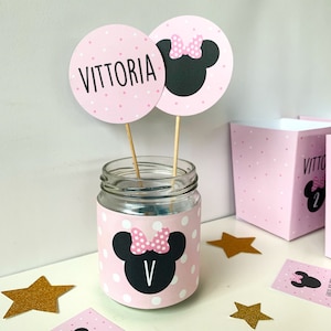 Party Kit - Festa di compleanno - Biglietto invito festa - Servizio Stampa su richiesta - Disponibile nella versione rossa o rosa