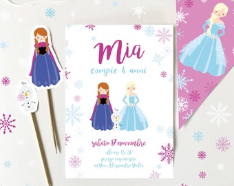 Party kit - Birthday party - Party invitation card - Press service on request