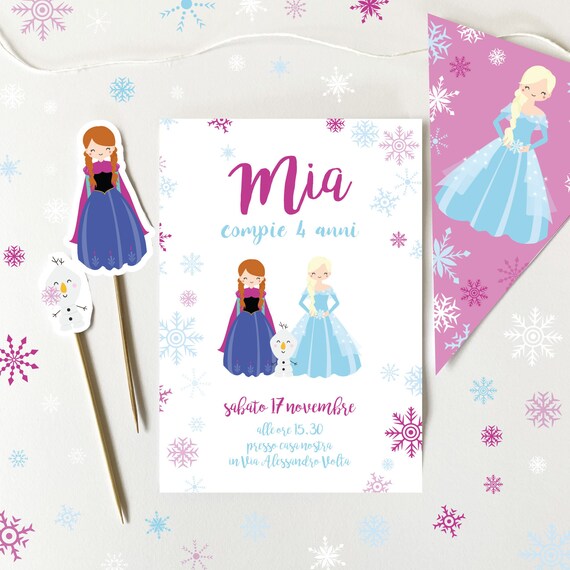 Party Kit Festa Di Compleanno Biglietto Invito Festa Servizio Stampa Su Richiesta