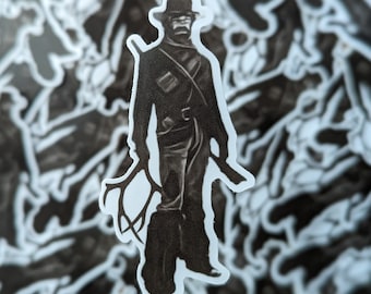 Jeremiah Johnson Shed Hunter 2.5&quot; vinyl sticker weatherproof hunting stickers - Shed Hunting - Buck Antler