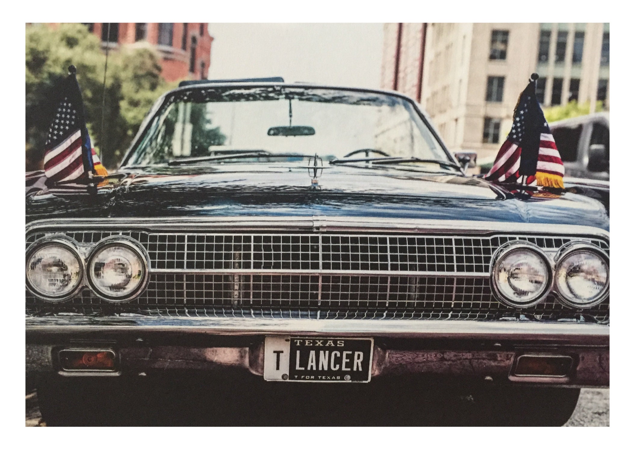 Dallas, Texas, John F. Kennedy Cadillac, 5x7 Fine Art Matte Print