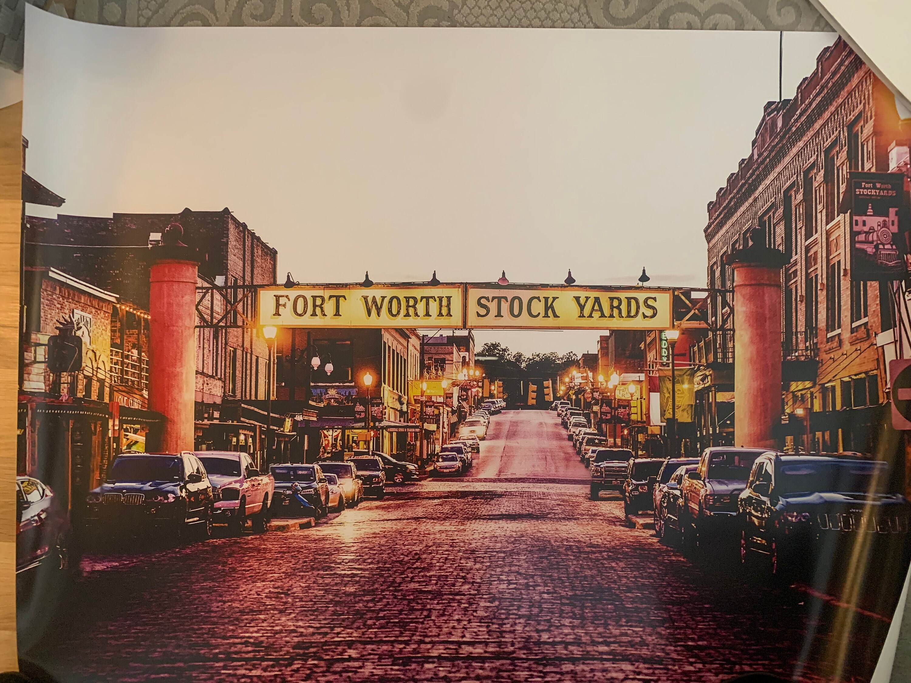 Fort Worth Stockyards Fort Worth Texas Fine Art Print Etsy